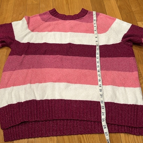 Time and tru women’s stripped crew neck sweater size XXLARGE (20). - Picture 4 of 8